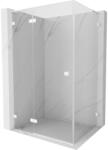 Mexen Lunar L cabină de duș pivotantă stânga 95 x 80 cm, transparentă, albă - 834L-095-080-20-00-L (834L-095-080-20-00-L)