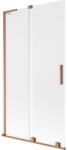 Mexen Velar L paravan cadă de baie cu 2 uși glisante 100 x 150 cm, geam mat, cupru periat - 896-100-003-31-65 (896-100-003-31-65)