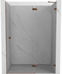 Mexen Lunar uși de duș batante dreapta 130 cm, transparent, aur roz - 834-130-000-60-00-P (834-130-000-60-00-P)