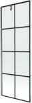 Mexen Next paravan de baie cu 1 canat 70 x 150 cm, carouri negre, metal brun - 895-070-000-00-77-95 (895-070-000-00-77-95)