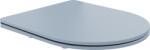 Mexen capac wc cu cădere lentă slim, duroplast, gri-albastru mat - 39740069 (39740069)