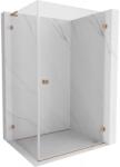 Mexen Lunar-B L cabină de duș cu deschidere dreapta 95 x 80 cm, transparent, cupru periat - 832L-095-080-65-00-P (832L-095-080-65-00-P)