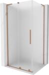 Mexen Velar L cabină de duș glisantă 90 x 75 cm, mat, cupru periat - 871-090-075-33-65 (871-090-075-33-65)