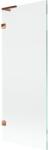 Mexen Lunar L paravan cadă cu 1 panou 70 x 150 cm, transparent, aur roz - 897L-070-000-60-00 (897L-070-000-60-00)