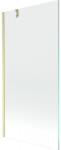 Mexen Next paravan de cadă cu 1 canat 90 x 150 cm, transparent, auriu periat - 895-090-000-00-00-55 (895-090-000-00-00-55)