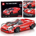 Jokomisiada Piros 917 sportautó építőjáték, 355 db technikai kocka (20038)