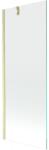 Mexen Next paravan de baie cu 1 canat 70 x 150 cm, transparent, auriu periat - 895-070-000-00-00-55 (895-070-000-00-00-55)