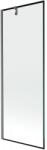 Mexen Next panou de duș cu 1 canat 70 x 150 cm, ramă neagră, gun gray periat - 895-070-000-00-70-66 (895-070-000-00-70-66)