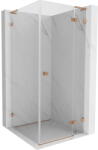 Mexen Lunar L cabină de duș cu deschidere dreapta 100 x 100 cm, transparent, cupru periat - 834L-100-100-65-00-P (834L-100-100-65-00-P)