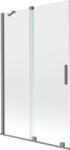Mexen Velar paravan de baie cu 2 canaturi glisante 110 x 150 cm, transparent, gun metal - 896-110-000-01-95 (896-110-000-01-95)