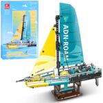 Jokomisiada Technikai építőkészlet vitorlás jacht, 675 db elemmel, 40 cm (21308)