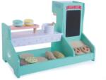 ECOTOYS Fa gyerekkávézó és cukrászda szerepjáték, 3+ év, kiegészítőkkel (4442)