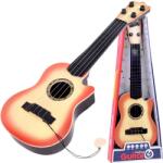 Jokomisiada Gyerek mini 4-húros játék gitár, 43 cm, műanyag, pengetővel (15294)