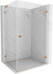 Mexen Lunar-B L cabină de duș deschisă dreapta 100 x 90 cm, transparent, cupru periat - 832L-100-090-65-00-P (832L-100-090-65-00-P)