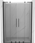 Mexen Velar L Duo uși de duș glisante 160 cm, transparent, negru - 871-160-003-02-70 (871-160-003-02-70)