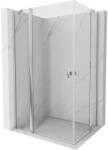 Mexen Mist Cabină de duș Duo pivotantă 110 x 100 cm, transparentă, crom - 8A4-110-100-01-00 (8A4-110-100-01-00)