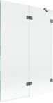 Mexen Lunar paravan de baie cu 2 uși, dreapta 120 x 150 cm, transparent, metal armat - 897-120-100-95-00-P (897-120-100-95-00-P)
