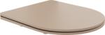 Mexen capac de WC care coboară încet, slim, duroplast, cappuccino mat - 39740064 (39740064)