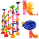 Kruzzel 3D golyópálya készlet, 105 elem, 30 golyó, 35×40 cm, PS/ABS (00023457)