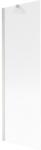 Mexen Next paravan de baie cu 1 canat 60 x 150 cm, dungi, nichel periat - 895-060-000-00-09-97 (895-060-000-00-09-97)
