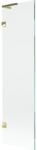 Mexen Lunar L paravan de baie cu 1 panou 50 x 150 cm, transparent, auriu - 897L-050-000-50-00 (897L-050-000-50-00)