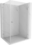 Mexen Lunar-B L cabină de duș articulată dreapta 90 x 80 cm, transparent, crom - 832L-090-080-01-00-P (832L-090-080-01-00-P)