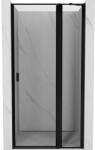 Mexen Mist ușă de duș batantă dreapta 115 cm, ramă neagră, negru - 8A4-115-000-70-70-P (8A4-115-000-70-70-P)