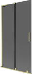 Mexen Velar L paravan cadă 2-panouri glisant 100 x 150 cm, grafit, auriu periat - 896-100-003-41-55 (896-100-003-41-55)