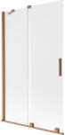 Mexen Velar paravan cadă cu 2 uși glisante 110 x 150 cm, mat, cupru periat - 896-110-000-31-65 (896-110-000-31-65)
