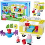 Producent niezdefiniowany Peppa malac kemping lakóautó építőkészlet, 52 db, figurákkal (20371)