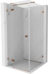 Mexen Lunar T cabină de duș cu ușă batantă stânga 110 x 110 cm, transparent, aur roz - 834T-110-110-60-00-L (834T-110-110-60-00-L)