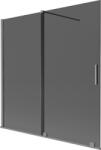Mexen Velar paravan de cadă de 2 panouri glisante 160 x 150 cm, grafit, metal armat - 896-160-000-41-95 (896-160-000-41-95)