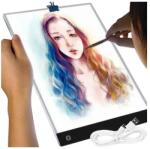Maaleo LED rajz- és másolótábla A4, 3 fényerő-fokozat, USB, 4 mm vékony (00023506)