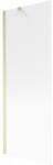 Mexen Next paravan de baie cu 1 canat 70 x 150 cm, dungi, auriu periat - 895-070-000-00-09-55 (895-070-000-00-09-55)