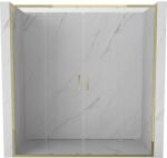 Mexen Exo uși de duș duble, glisante, 170 cm, transparent, aurii - 8152-170-000-50-00 (8152-170-000-50-00)