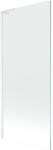 Mexen Next L paravan de baie cu un singur panou 80 x 150 cm, transparent, alb - 895-080-000-03-00-20 (895-080-000-03-00-20)