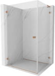 Mexen Lunar-B L cabină de duș cu balamale stânga 95 x 80 cm, transparentă, cupru periat - 832L-095-080-65-00-L (832L-095-080-65-00-L)