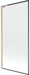 Mexen Next L paravan de baie cu 1-canat 90 x 150 cm, cadru negru, cupru periat - 895-090-000-03-70-65 (895-090-000-03-70-65)