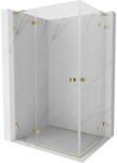 Mexen Lunar L Duo cabină de duș batantă stânga 110 x 105 cm, transparentă, aurie - 834L-110L-105P-50-00 (834L-110L-105P-50-00)