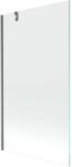 Mexen Next paravan de cadă cu 1 aripă 100 x 150 cm, transparent, gri închis periat - 895-100-000-00-00-66 (895-100-000-00-00-66)