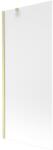 Mexen Next paravan cadă 1-canat 80 x 150 cm, satin, auriu periat - 895-080-000-00-30-55 (895-080-000-00-30-55)