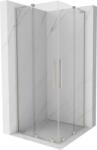 Mexen Velar L Duo cabină de duș glisantă 90 x 90 cm, transparent, nichel periat - 871-090-090-02-03-97 (871-090-090-02-03-97)