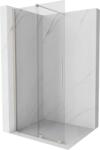 Mexen Velar panou de duș glisant Walk-in 120 x 200 cm, transparent 8 mm, nichel periat - 871-120-000-03-97 (871-120-000-03-97)