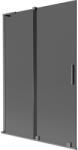 Mexen Velar L paravan de cadă cu 2 aripi glisante 120 x 150 cm, grafit, gun gray periat - 896-120-003-41-66 (896-120-003-41-66)