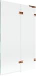 Mexen Lunar L paravan cadă cu 2 uși, dreapta 110 x 150 cm, transparent, aur roz - 897L-110-100-60-00-P (897L-110-100-60-00-P)