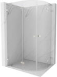 Mexen Lunar L Cabină de duș semicirculară batantă stânga 100 x 90 cm, transparent, nichel periat - 833L-100L-090P-97-00 (833L-100L-090P-97-00)