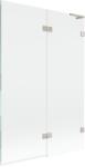 Mexen Lunar L paravan pentru cadă, cu 2 uși, dreapta 120 x 150 cm, transparent, nichel periat - 897L-120-100-97-00-P (897L-120-100-97-00-P)