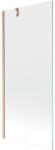 Mexen Next paravan de baie, 1-panou 80 x 150 cm, transparent, cupru periat - 895-080-000-00-00-65 (895-080-000-00-00-65)