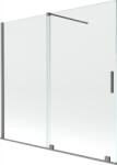 Mexen Velar paravan de baie cu 2 uși culisante 170 x 150 cm, transparent, metal pistol - 896-170-000-01-95 (896-170-000-01-95)
