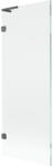 Mexen Lunar L paravan cadă 1-canat 70 x 150 cm, transparent, gri metalizat periat - 897L-070-000-66-00 (897L-070-000-66-00)